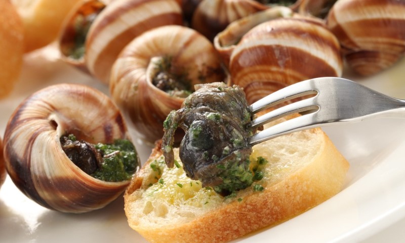 Francuski specijalitet od puževa, Escargot